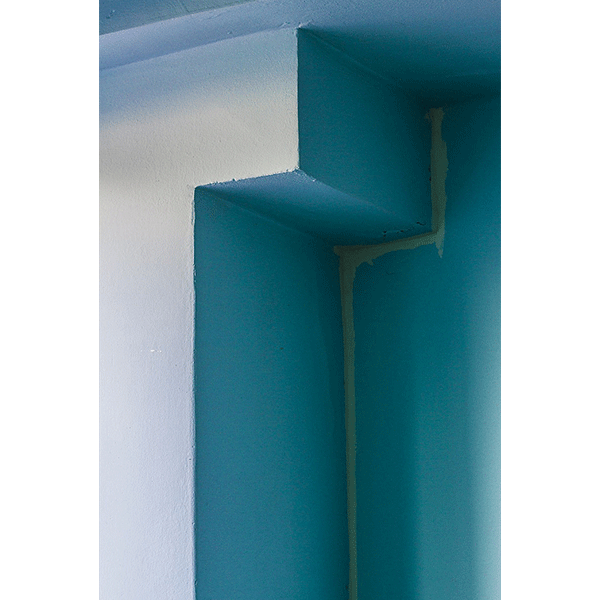 PETER PUKLUS<br/>1489 Blue corner, 2013, analogue print on color-paper, 36 x 24,7 cm, ed. 5