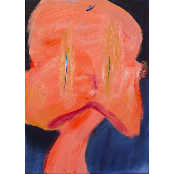ANETA KAJZER<br/>Hairless Chipmunk, 2021, oil on canvas, 70 x 50 cm