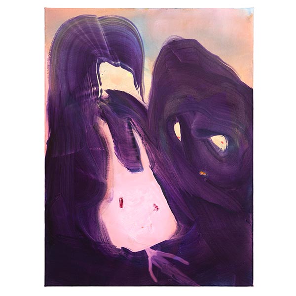 ANETA KAJZER<br/>Goodbye Bunny, 2022, oil on canvas, 80 x 60 cm