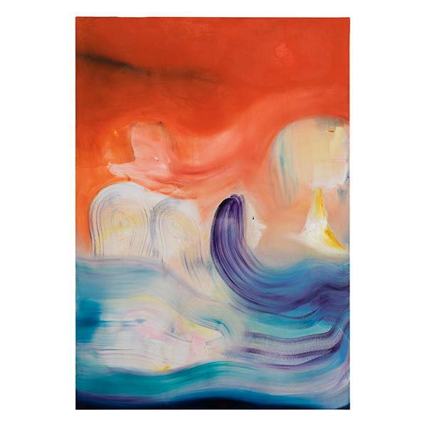 ANETA KAJZER<br/>Die Wogen Glätten, 2022, oil on canvas, 200 x 140 cm