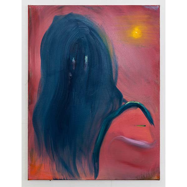 ANETA KAJZER<br/>GLOOMY, 2021, oil on canvas, 80 x 60 cm