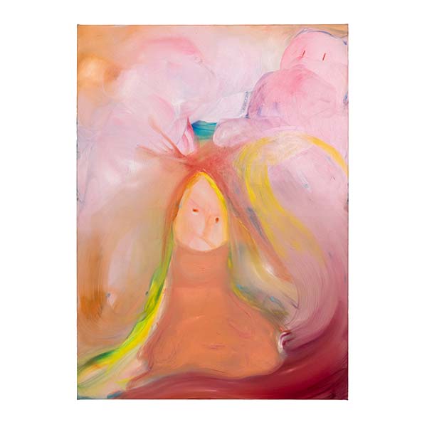 ANETA KAJZER<br/>Candy Dreamland, 2022, oil on canvas, 180 x 130 cm