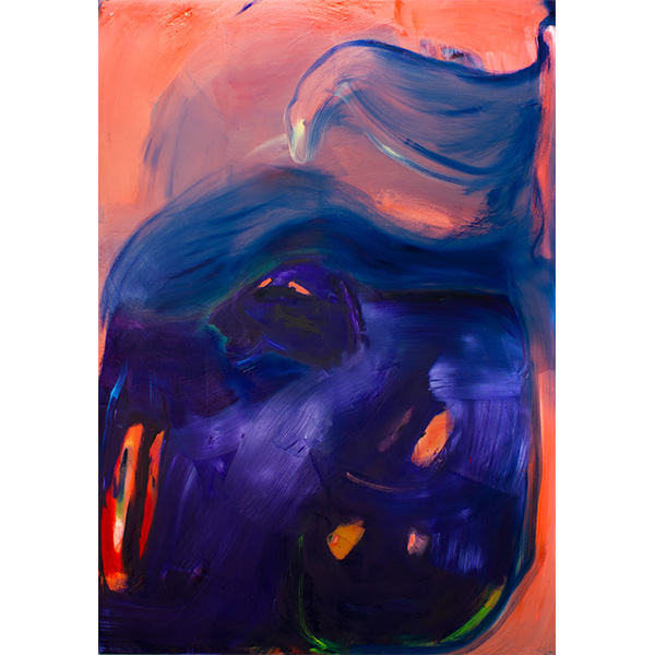ANETA KAJZER<br/>In My Belly, 2020, oil on canvas, 200 x 140 cm