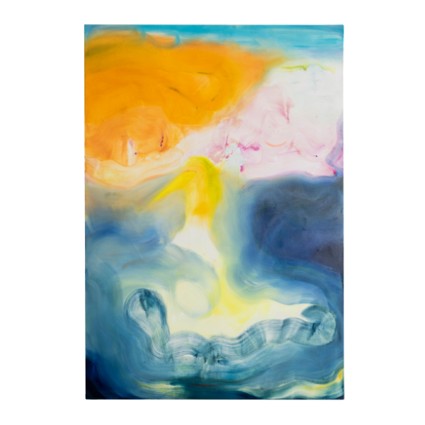ANETA KAJZER<br/>Du steckst tief drin, 2022, oil on canvas, 260 x 180 cm