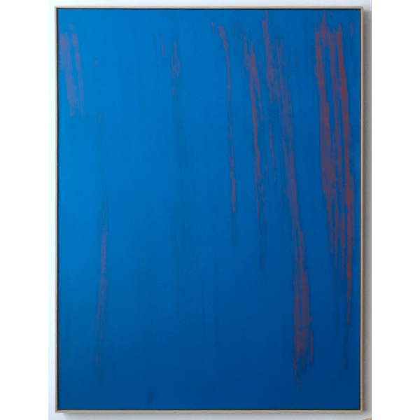 KATHARINA GROSSE<br/>Untitled (blue), 1999, original silk screen print<br/>on Vélin Arches Bütten 400, 137,5 x 103 cm, Ed. 21/30