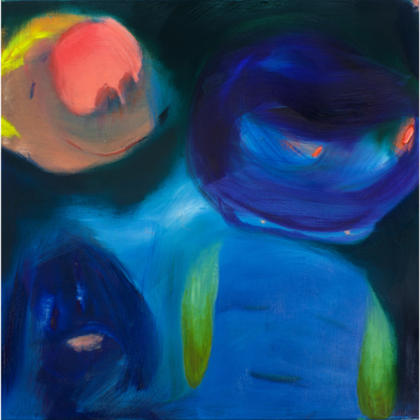 ANETA KAJZER<br>Dreamland, 2020, oil on canvas, 100 x 100 cm