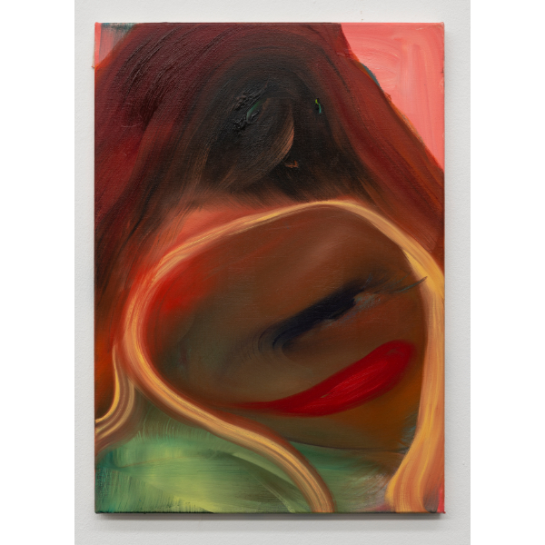 ANETA KAJZER<br>Maneater, 2021, oil on canvas, 70 x 50 cm