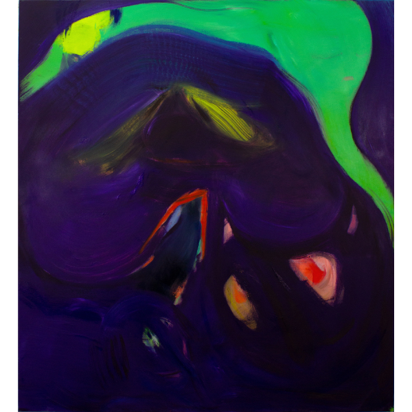 ANETA KAJZER<br>Meditation, 2021, oil on canvas, 160 x 145 cm